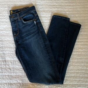 7 for all mankind Women's High Waist Ankle Skinny Jeans